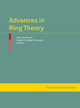Fester Einband Advances in Ring Theory von 