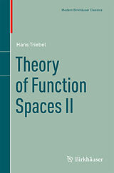 Couverture cartonnée Theory of Function Spaces II de Hans Triebel