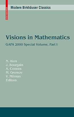 Couverture cartonnée Visions in Mathematics de 