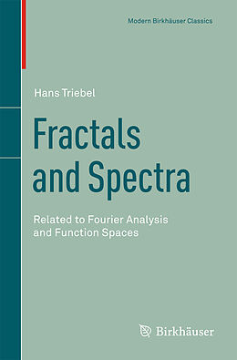 Couverture cartonnée Fractals and Spectra de Hans Triebel