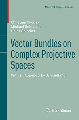 E-Book (pdf) Vector Bundles on Complex Projective Spaces von Christian Okonek, Michael Schneider, Heinz Spindler
