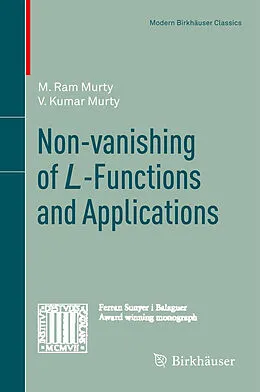 E-Book (pdf) Non-vanishing of L-Functions and Applications von M. Ram Murty, V. Kumar Murty