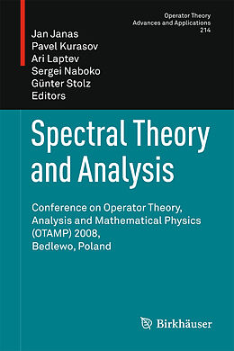 Kartonierter Einband Spectral Theory and Analysis von 