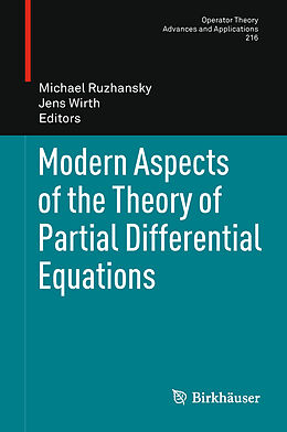 Couverture cartonnée Modern Aspects of the Theory of Partial Differential Equations de 