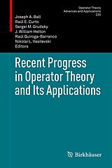 eBook (pdf) Recent Progress in Operator Theory and Its Applications de 