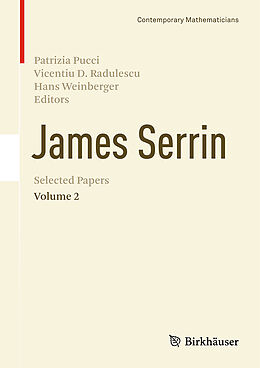 Livre Relié James Serrin. Selected Papers de 