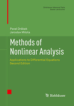 Couverture cartonnée Methods of Nonlinear Analysis de Jaroslav Milota, Pavel Drabek