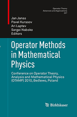 Kartonierter Einband Operator Methods in Mathematical Physics von 