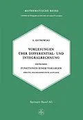 E-Book (pdf) Vorlesungen über Differential- und Integralrechnung von A. Ostrowski