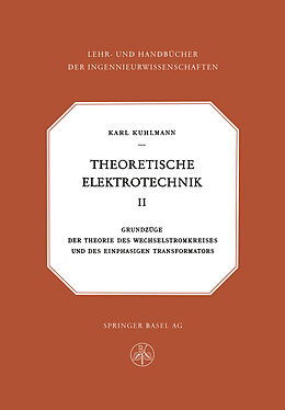 Kartonierter Einband Theoretische Elektrotechnik von K. Kuhlmann