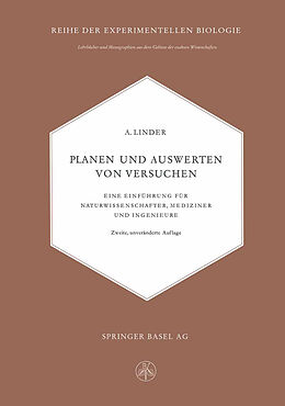 E-Book (pdf) Planen und Auswerten von Versuchen von Arthur Linder