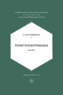 E-Book (pdf) Funktionentheorie von Constantin Carathéodory