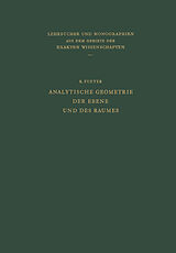E-Book (pdf) Analytische Geometrie der Ebene und des Raumes von Rudolf Fueter