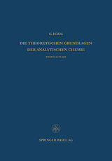 E-Book (pdf) Die Theoretischen Grundlagen der Analytischen Chemie von Gunnar Hägg
