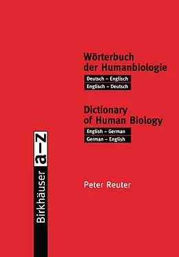 E-Book (pdf) Wörterbuch der Humanbiologie / Dictionary of Human Biology von Peter Reuter