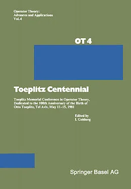 E-Book (pdf) Toeplitz Centennial von Gohberg