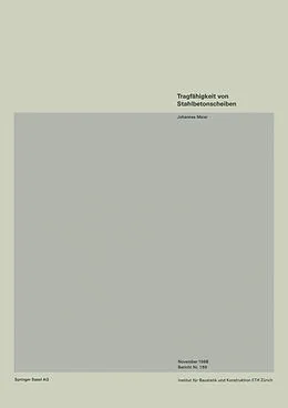 E-Book (pdf) Tragfähigkeit von Stahlbetonscheiben von J. Maier