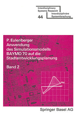 E-Book (pdf) Anwendung des Simulationsmodells BAYMO 70 auf die Stadtentwicklungsplanung von EULENBERGER
