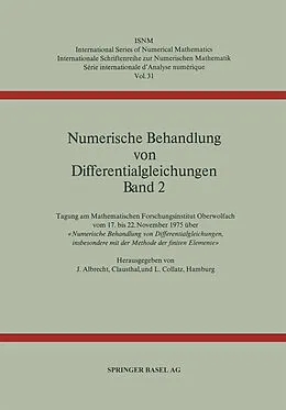 E-Book (pdf) Numerische Behandlung von Differentialgleichungen Band 2 von J. Albrecht, L. Collatz