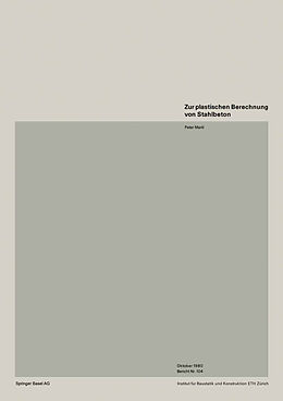 E-Book (pdf) Zur plastischen Berechnung von Stahlbeton von P. Marti