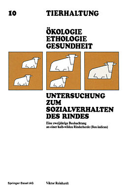 E-Book (pdf) Untersuchung zum Sozialverhalten des Rindes von REINHARDT