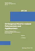E-Book (pdf) Orthogonal Matrix-valued Polynomials and Applications von I. Gohberg