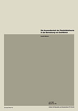 E-Book (pdf) Die Anwendbarkeit der Plastizitätstheorie in der Bemessung von Stahlbeton von A. Muttoni
