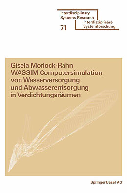 E-Book (pdf) WASSIM Computersimulation von Wasserversorgung und Abwasserentsorgung in Verdichtungsräumen von MORLOCK-RAHN