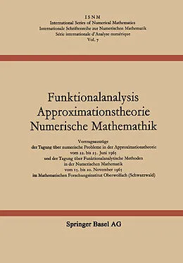 E-Book (pdf) Funktionalanalysis Approximationstheorie Numerische Mathematik von L. Collatz, G. Meinardus, H. Unger