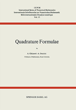 E-Book (pdf) Quadrature Formulae von GHIZZETTI, OSSICINI