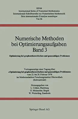E-Book (pdf) Numerische Methoden bei Optimierungsaufgaben Band 3 von L. Collatz, G. Meinardus, W. Wetterling