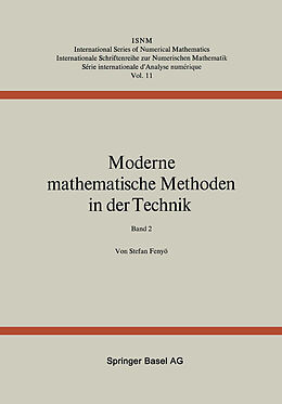 Kartonierter Einband Moderne Mathematische Methoden in der Technik von FENYÖ, FREY