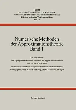 E-Book (pdf) Numerische Methoden der Approximationstheorie von COLLATZ, MEINARDUS