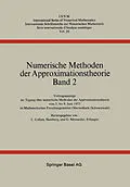 E-Book (pdf) Numerische Methoden der Approximationstheorie von COLLATZ, MEINARDUS