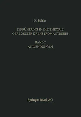E-Book (pdf) Einführung in die Theorie Geregelter Drehstromantriebe von H. Bühler
