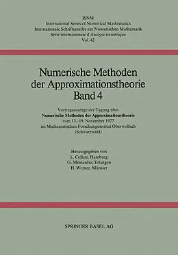 E-Book (pdf) Numerische Methoden der Approximationstheorie von COLLATZ, MEINARDUS, WERNER