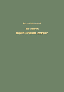 E-Book (pdf) Drogenmissbrauch und Gesetzgeber von W.P.v. Wartburg