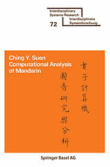 E-Book (pdf) Computational Analysis of Mandarin von SUEN