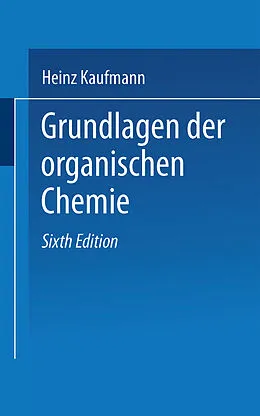 E-Book (pdf) Grundlagen der organischen Chemie von KAUFMANN