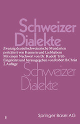Kartonierter Einband Schweizer Dialekte von CHRIST