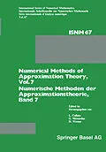E-Book (pdf) Numerical Methods of Approximation Theory, Vol. 7 / Numerische Methoden der Approximationstheorie, Band 7 von L. Collatz, G. Meinardus, H. Werner