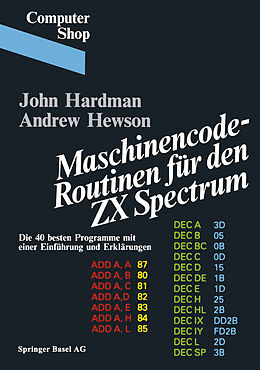 E-Book (pdf) Maschinencode  Routinen für den ZX Spectrum von HARDMAN, HEWSON