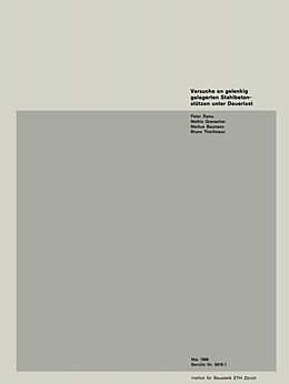 E-Book (pdf) Versuche an gelenkig gelagerten Stahlbetonstützen unter Dauerlast von RAMU, GRENACHER, BAUMANN