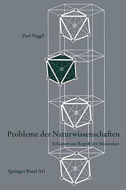 Kartonierter Einband Probleme der Naturwissenschaften von P. Niggli