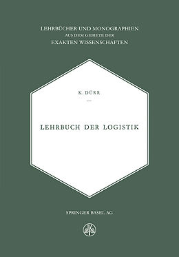 Kartonierter Einband Lehrbuch der Logistik von DÜRR