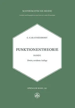 E-Book (pdf) Funktionentheorie von C. Caratheodory
