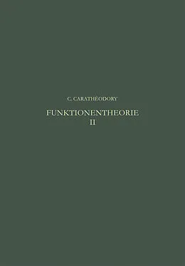 E-Book (pdf) Funktionentheorie von C. Caratheodory