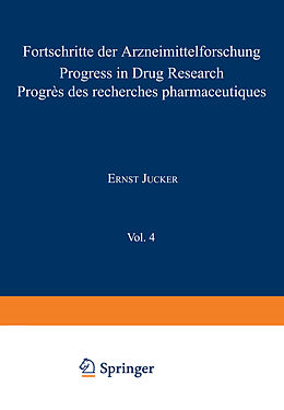 E-Book (pdf) Fortschritte der Arzneimittelforschung / Progress in Drug Research / Progrès des recherches pharmaceutiques von Jucker