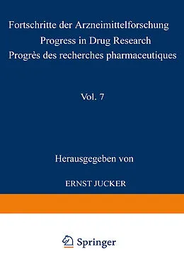 E-Book (pdf) Fortschritte der Arzneimittelforschung / Progress in Drug Research / Progrès des recherches pharmaceutiques von Jucker