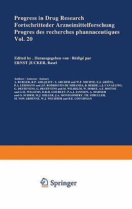 E-Book (pdf) Progress in Drug Research/Fortschritte der Arzneimittelforschung/Progrés des recherches pharmaceutiques von Jucker